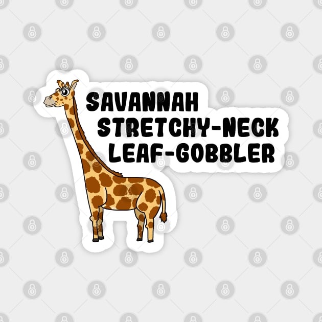 A Giraffe By Any Other Name Magnet by God Creating Animals