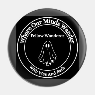 Where Our Minds Wander Podcast Large chest logo Pin