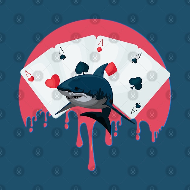 I am a professional poker card shark who smells blood in the water by Shean Fritts 