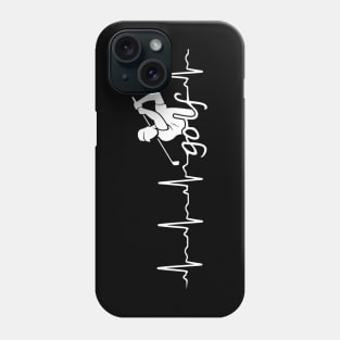 Golf Heartbeat Phone Case