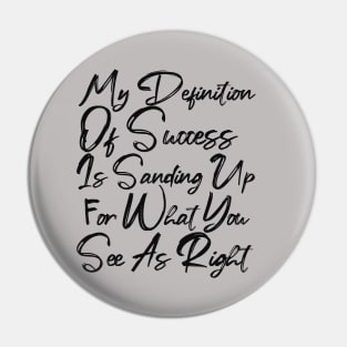 My definition of success Pin