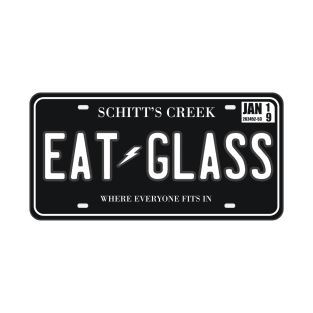 Eat Glass License Plate T-Shirt