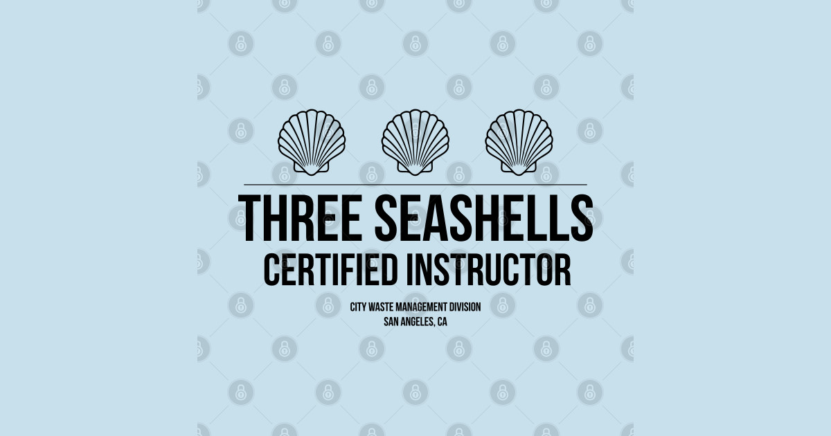 Three Seashells Certified Instructor - Three Seashells - T-Shirt ...