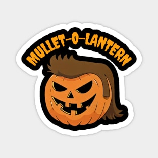 Halloween Mullet-O-Lantern Magnet