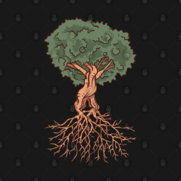 Discover Drawn tree - Tree - T-Shirt