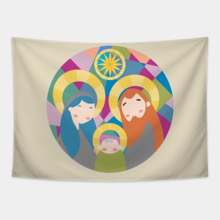 Nativity Concept Art Tapestry