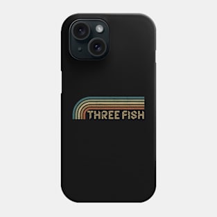 Three Fish Retro Stripes Phone Case