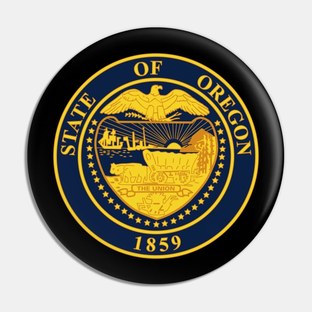 Seal of Oregon Pin by Flags of the World