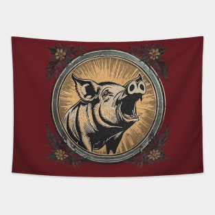 Power of the Pig Tapestry