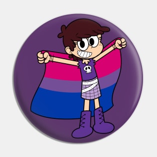 Luna Loud Bi Flag Pin