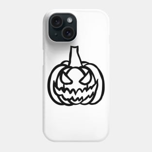 Scary Creepy Pumpkin Phone Case