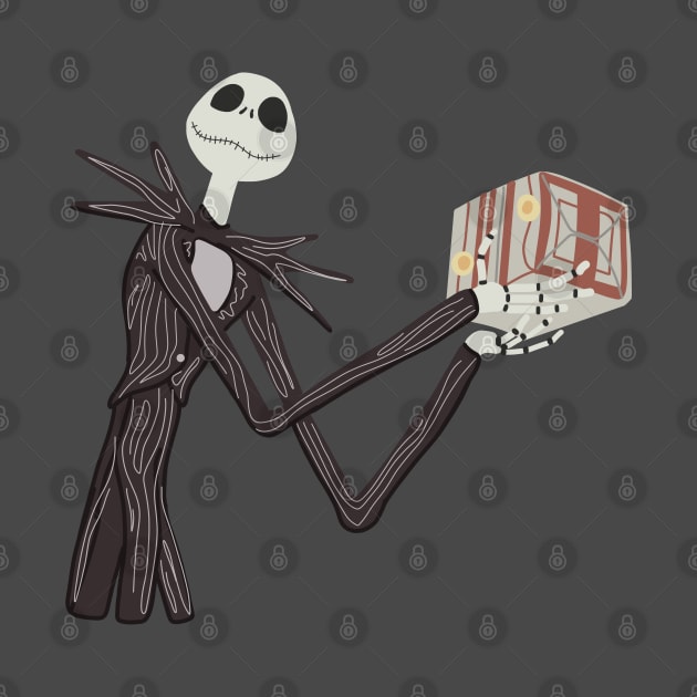 Jack Skellington with Present by gray-cat