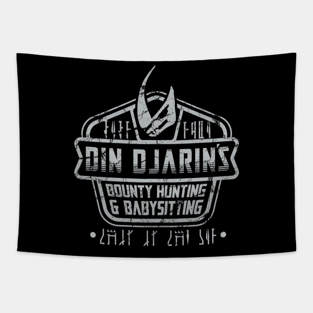 Babysitting and Bounty Hunting Tapestry by Awesome AG Designs