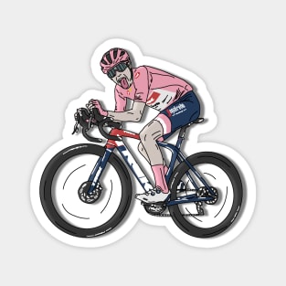 Juan Pedro Lopez Maglia Rosa Giro 2022 Magnet