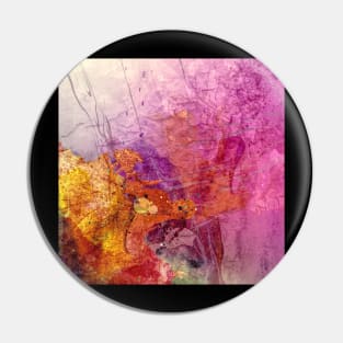 Colorful Autumn Art Painting Pin