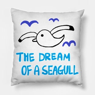 the dream of a seagull Pillow