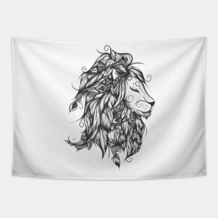 Poetic Lion Tapestry