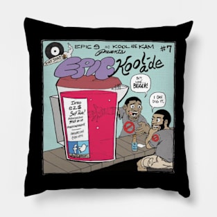 Support Kam Komics: EPICKOOL-ADE album Tshirt Pillow