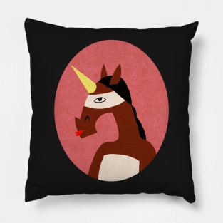 Masked Unicorn V02 Pillow