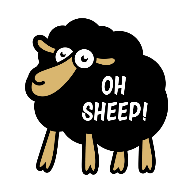 Funny Black Sheep by S_Art Design