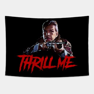 Thrill Me: Relive the Chills with Our 'Night of the Creeps' Inspired T-Shirt! Tapestry