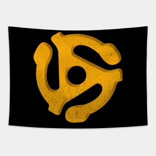 yellow circle gear Tapestry