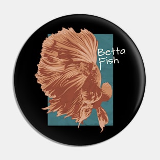 Halfmoon Betta Fish Pin