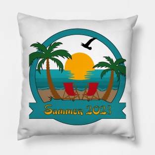 Summer 2023 Vacation Holiday Pillow