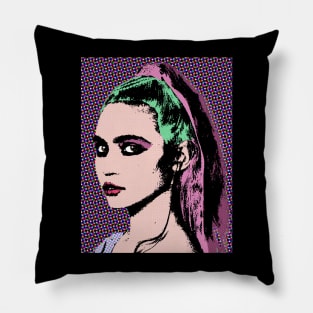 grimes style pop art Pillow