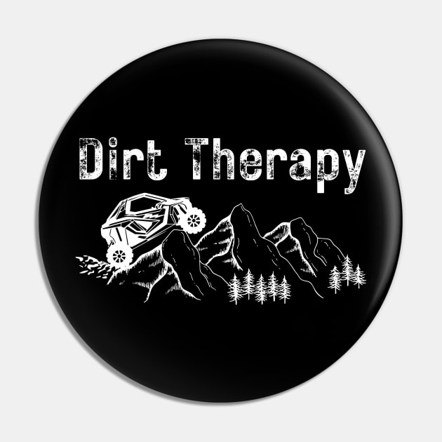 ATV Dirt Therapy Pin by VikingHeart Designs