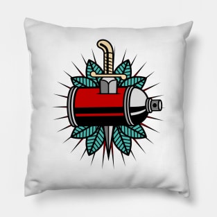 Spray Can Tattoo Pillow