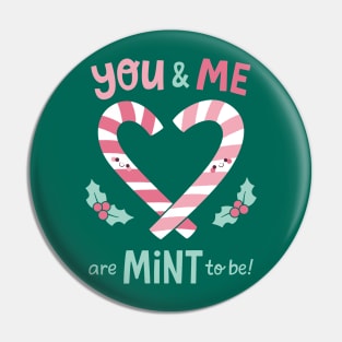 Mint To Be Christmas Candy Canes Pin