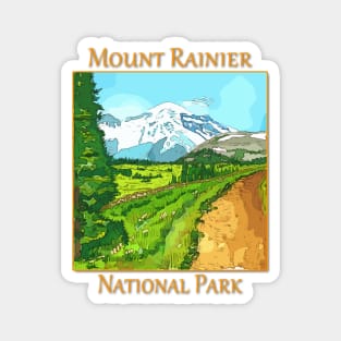 Mount Rainier National Park Magnet