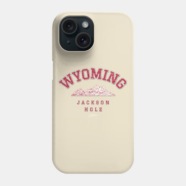 Jackson Hole, Wyoming, with Teton Range Phone Case by jcombs