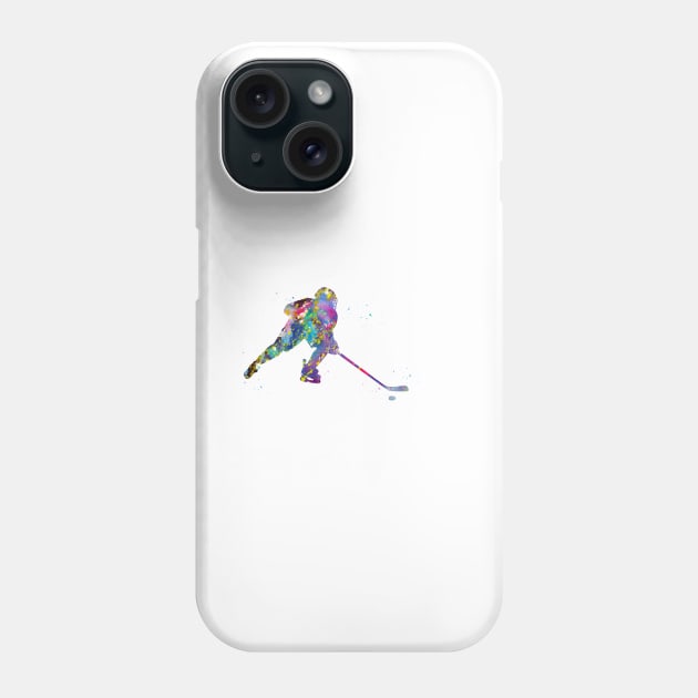 Hockey player Phone Case by erzebeth