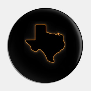 Texas Total Solar Eclipse 2024 Pin