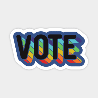 Rainbow Vote Magnet