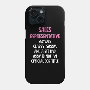 Sales Representative, Female Sales Representative Phone Case