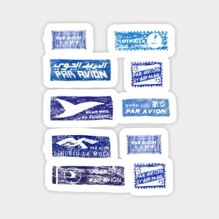 Air mail / par avion Magnet