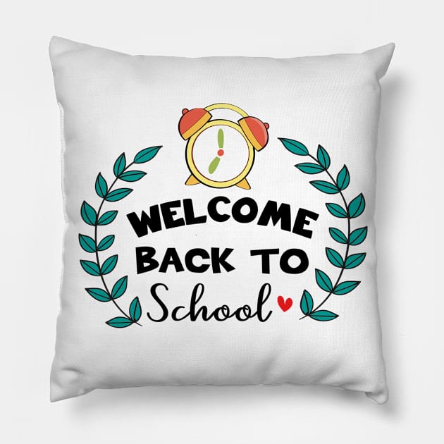 Welcome Back To School Pillow by Success shopping