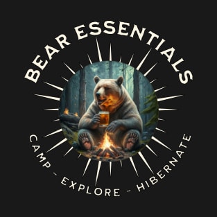 Bear Essentials, Camp - Explore - Hibernate T-Shirt