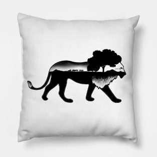 Savanna Lion Pillow