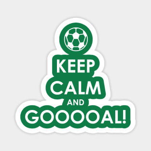 Keep Calm and Gooooal! Magnet