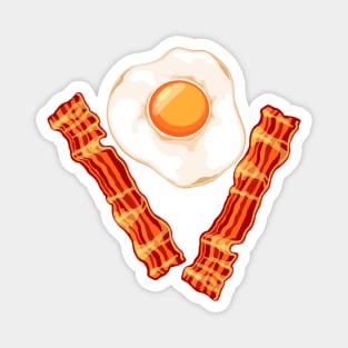 Eggs and Bacon Magnet