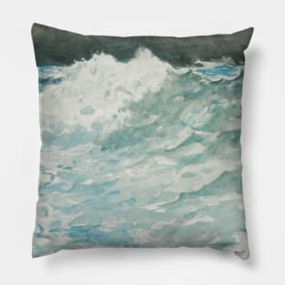 Surf, Prout's Neck by Winslow Homer Pillow