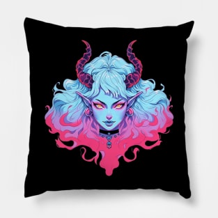 devil girl Pillow