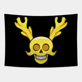 GOLD SKULL Tapestry