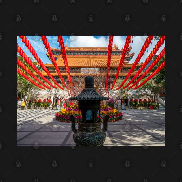 Po Lin Monastery, Lantau Island, Hong Kong by Upbeat Traveler