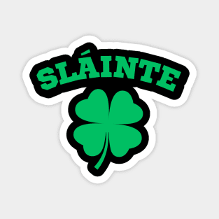 Slainte 4-Leaf Clover Magnet