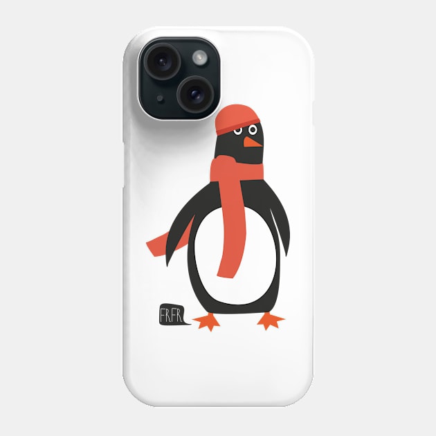 Winterpinguin Phone Case by FrFr